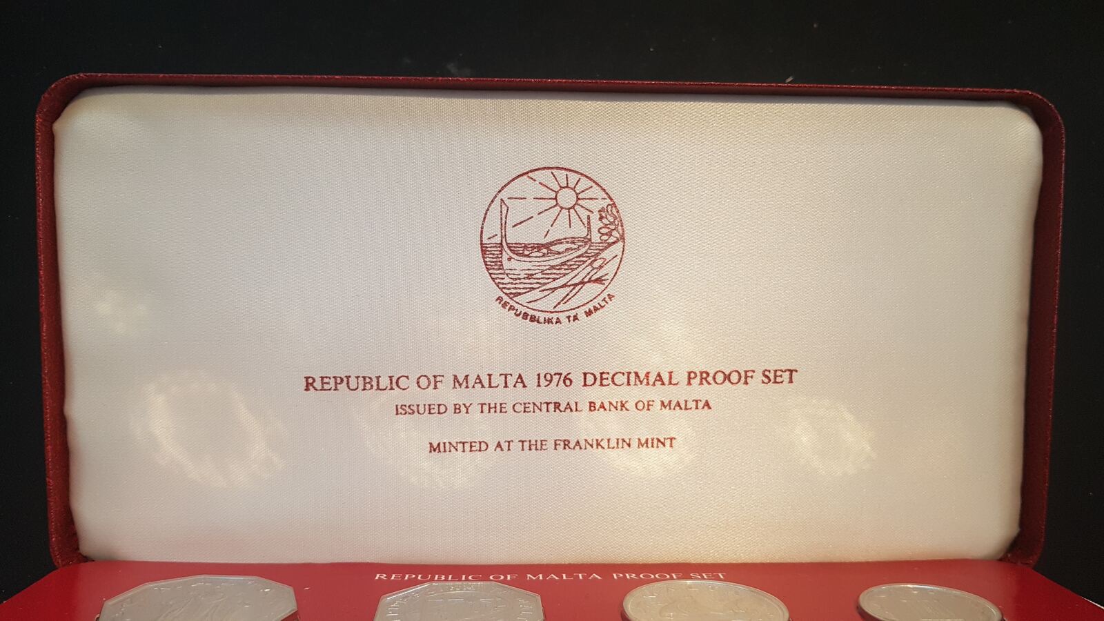 Malta KMS 1976 COIN PROOF SET 9 Coins FRANKLIN MINT BOX PP MA Shops malta-kms-1976-coin-proof-set-9-coins-franklin-mint-box-pp-ma-shops