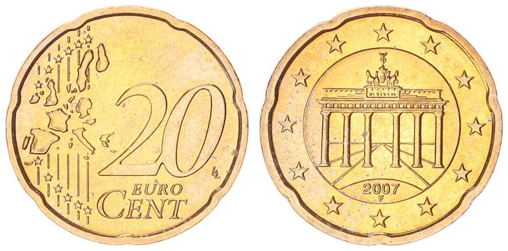 20 Cent Fehlpragung Deutschland