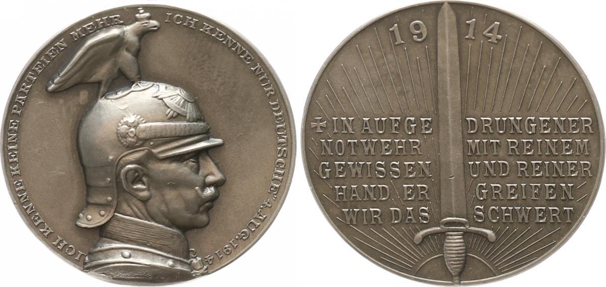 Deutsches Kaiserreich - Preußen/ Österreich Preussen Silbermedaille ...