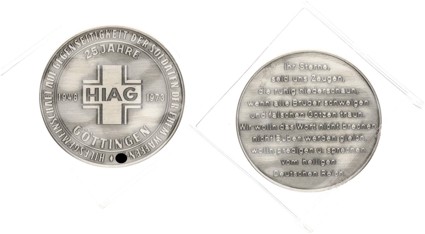 Deutschland Medaille ab 1951 Hilfsgemeinschaft auf Gegenseitigkeit der
