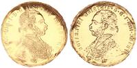 Österreich 4 Dukaten Goldabschlag der Portraitseite -