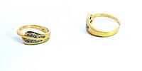 585 Gold Ring mit Zirkon 3,5g Ringgroße 55 -