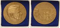 USA Medaille Ronald Reagan USA, Br.-Medaille 1981 Ronald Reagan Präsidentschaftsbronze in Originalschatulle -