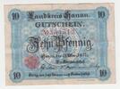 Deutschland / Hanau 10 Pfennig-Schein Deutschland / Hanau, 10 Pfennig-Schein -
