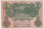 Deutschland 50 Mark Reichsbanknote Deutschland , 50 Mark Reichsbanknote -