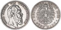 Württemberg - Deutsches Kaiserreich 5 Mark König Karl -