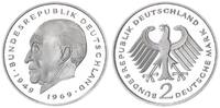 Deutschland 2 DM 2 DM J.406 Adenauer 1980 D besondere Erhaltung: Polierte Platte (PP, Proof) -