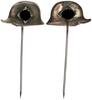 3. Reich Orden NSDAP Sympathie Abzeichen Stahlhelm mit HK -