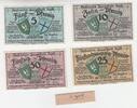 Lyck, Ostpreussen 5,10,25,50 Pfennig-Schein Lyck, Ostpreussen, 5,10,25,50 Pfennig-Schein, 1920 -