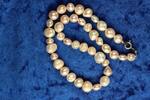 925 Silber Verschluss Perlen Kette, 40cm lang,52g -