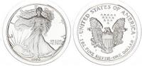 USA 1 Dollar - 1 Unze Silber One Dollar - 1 $ American Eagle 1 oz Feinsilber -