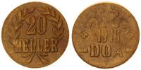 Kolonien Deutsch-Ostafrika 20 Heller J.727 b Messing -