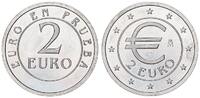 Spanien Eurovorläufer 2 Euro Euro Proben -