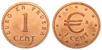 Spanien Eurovorläufer 1 Cent Euro Proben -