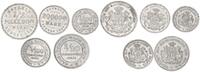 Deutschland / Hamburg Lot mit 5 Müzen Stadt Hamburg 1/2 Million,200.000 Mark August 1923,u 3x Verrechnungsmarke -