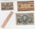 Sondershausen 10,25 & 50 Pfennig-Scheine Sondershausen, 10,25 & 50 Pfennig-Scheine, 1921 -