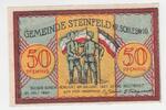 Steinfeld 50 Pfennig-Schein Steinfeld, 50 Pfennig-Schein, 1920 -