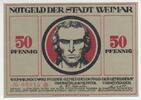 Weimar 50 Pfennig-Schein Weimar, 50 Pfennig-Schein, 1921 -