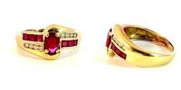 585 Gold Ring mit Rubinen Ringgröße 51 -