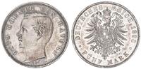 Deutschland / Kaiserreich / Bayern 5 Mark Otto kleiner Adler -