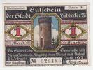 Deutschland/ Lübbecke 1Mk Schein Deutschland/ Lübbecke, 1 Mark Schein -