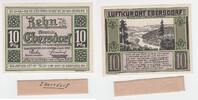 Deutschland/ Ebersdorf 10Pf Schein Deutschland/ Ebersdorf, 10 Pf Schein -