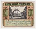 Deutschland/ Ebersdorf 50Pf Schein Deutschland/ Ebersdorf, 50 Pf Schein -