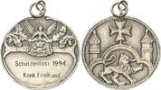Medaille -Schützen Osterode im Harz Silbermedaille Schützen Osterode im Harz Osterode im Harz Schützenmedaille 1994 Freihand -
