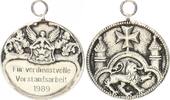Medaille -Schützen Osterode im Harz Silbermedaille Schützen Osterode im Harz Osterode im Harz Schützenmedaille 1989 Für verdienstvolle Vorstandsarbeit -
