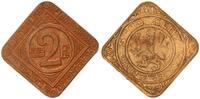 Nebengebiete / Gent 2 Franken offizielles Notgeld -