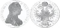 Österreich - Römisch Deutsches Reich 1 Taler RDR Habsburg - Österreich Reichstaler 1780 Maria Theresia PP -