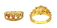 Deutschland 750 Gold Der Prinzessin Diana Diadem Ring von Stuart Devlin, 18 Karat Gold, 4,91g -