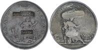 Hamburg um 1700 / Weimar Medaille mit Gegenstempel Trillion Mark Medaille mit Gegenstempel aus der Zeit der Hyperinflation (1923): Trillion Mark -