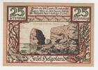 Deutschland Helgoland 25 Pfennig Schein Deutschland Helgoland, 25 Pfennig Schein, 1921 -