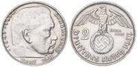 3. Reich - Deutschland 2 Mark Paul von Hindenburg -