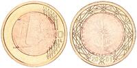 Frankreich 1 Euro Frankreich Fehlprägung 1 Euro 2001 Innenteil aus Kupfer -