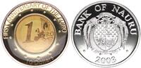 Nauru 10 Dollar 1st Anniversary of the Euro -