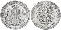 Deutsches Kaiserreich 2 Mark Hansestadt Hamburg -