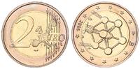 Belgien 2 Euro Fehlprägung: Atomium, Stempeldrehung 110° nach rechts -