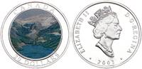 Kanada 20 $ Rocky Mountains - Gebirge - Farbmünze - Naturmotiv -