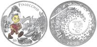 Frankreich 1 1/2 Euro 1,5 € Pinocchio - Farbmünze -