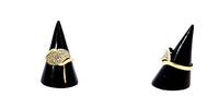 585 Gold Ring mit Zirkon 3,2g Ringgroße 55-56 -