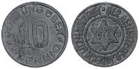 Deutschland / Polen / Getto Litzmannstadt 10 Pfennig (mit Echtheitszertifikat und Fachbuch ) MAGNESIUM 0,74g Exemplar aus dem New Yorker Lot 2. Ausgabe -
