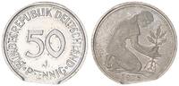 Deutschland 50 Pfennig J.384 Kursmünze Fehlprägung Zainende -