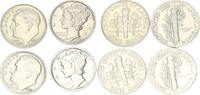 USA 4x one Dime -