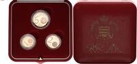 Monaco 1,2,5 Cent im Etui -