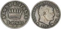 Italien 5 Soldi Italien 5 Soldi M, Mailand 1811 Napoléon -