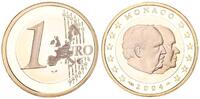 Monaco 1 Euro Kursmünze PP in Münzkapsel. Seltenes Jahr !!! -