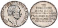 Sachsen 2 Mark Medaille (2 Mark) - Friedrich August - Münzbesuch des Königs -