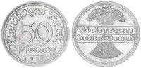 Deutschland / Weimar 50 Pfennig Inflationszeit J.301 Seltenes Jahr/ Mzz. -